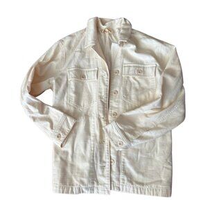 Madewell White Utility Jacket